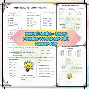 Grade 2 Mental Maths - Smart Practice Worksheet with Answer Key