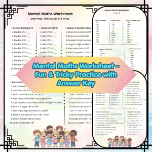Grade 2 Mental Maths Worksheet - Fun & Tricky Practice with Answer Key | Printable PDF